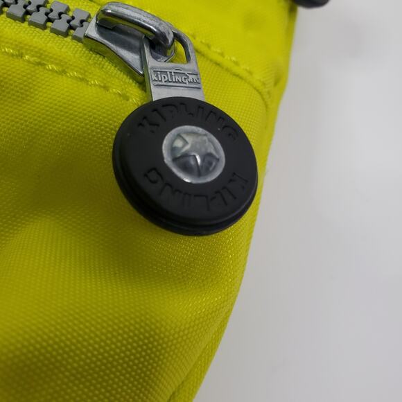 New Kipling Alvar Medium Yellow Women’s Crossbody Bag and Monkey Clip - Picture 8 of 11